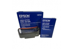 Epson ERC 38 C43S015376, czerwony-czarny, taśma barwiąca oryginalna