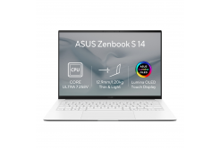 ASUS Zenbook S 14 OLED/UX5406SA-OLED701X/U7-258V/14"/2880x1800/T/32GB/512GB/Intel int/W11P/Biały/2R