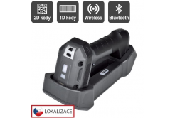 Virtuos EHE0018 CCD 2D przemysłowy bezprzewodowy czytnik HW-857, USB, ciemnoszary