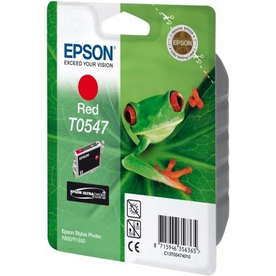 Epson T054740 czerwona (red) tusz oryginalna