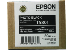 Epson T5801 foto czarny (photo black) tusz oryginalna