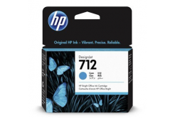HP 712 3ED67A błękitny (cyan) tusz oryginalna