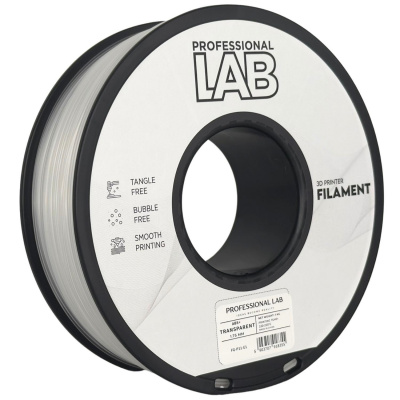 Professional Lab FG-P11-E1, 3D filament, ABS+, 1,75mm, 1000g, Przezroczysty (Transparent)