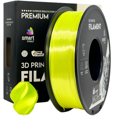Smart Print FG-S95-E1, 3D filament, PLA Silk, 1,75mm, 1000g, Żółty (Yellow)