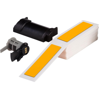 Brady PTLEP-10-7593-YL / 622133, Engraved Plate Replacement Labels, 25 mm x 100 mm