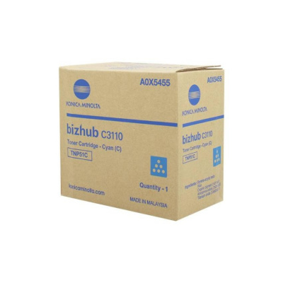 Konica Minolta TNP-51C błękitny (cyan) toner oryginalny