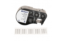 Brady M4-48-498 / 170790, 25.40 mm, Vinyl, czarny druk / biały podkład