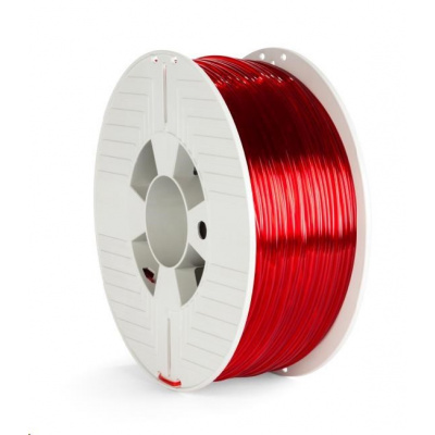 Verbatim 55062 3D filament, PET-G, 2,85mm, 1000g, 123m, Przezroczysty czerwony (Transparent red)