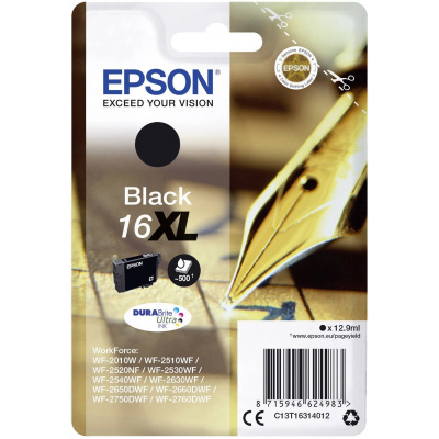 Epson 16XL C13T16314012 czarny (black) tusz oryginalna