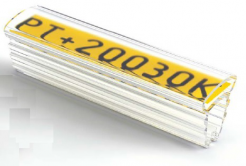 Partex PT+40015A tuleja 15 mm, 50 szt., (14,0-22,0mm), PT transparentny oznacznik z kieszenią