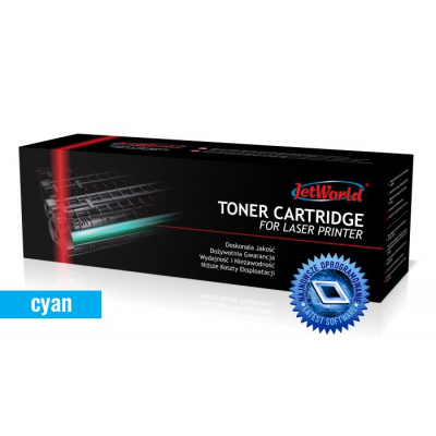 JetWorld PREMIUM toner zamiennik pro HP 410A CF411A błękitny (cyan)