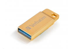 VERBATIM Flash Disk 64GB Metal Executive, USB 3.0, złota