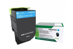 Lexmark 71B2HC0 błękitny (cyan) toner oryginalny