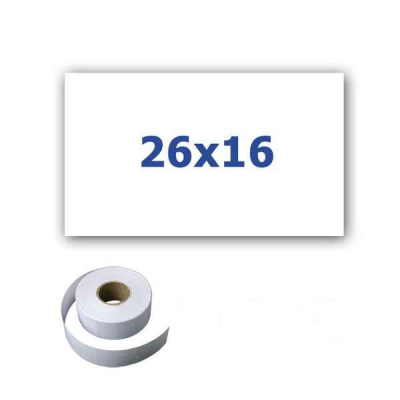 Etykiety cenowe do oznaczania szczypiec, prostokątny, 26mm x 16mm, 700szt., białe
