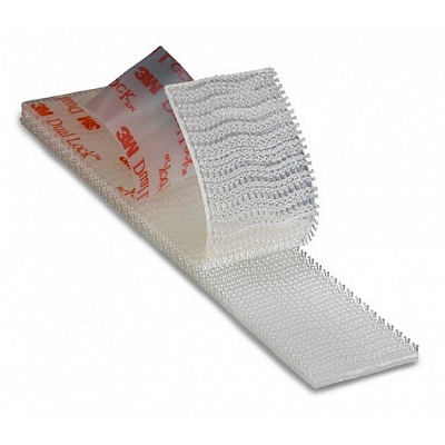 3M Dual-Lock™ SJ3560, przezroczysty (38 główek/cm2) 12 mm x 45,7 m