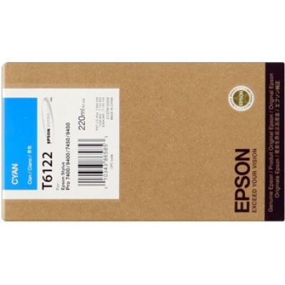 Epson T612200 błękitny (cyan) tusz oryginalna