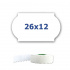 Etykiety cenowe do oznaczania szczypiec, 26mm x 12mm, 900 szt., białe