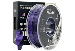 Smart Print FG-S102-E1, 3D filament, PLA Silk, Dual Color, Black, Purple, 1kg, 1,75mm