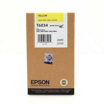 Epson T603400 żółty (yellow) tusz oryginalna