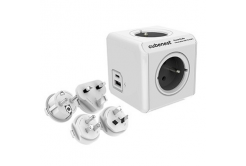 Cubenest - PowerCube, ReWirable USB PD 20W, A+C, szary, POWERCUBE, 4x szuflada USB C+A, Power Delivery 20W