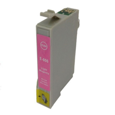 Epson T0806 jasno purpurowy (light magenta) tusz zamiennik