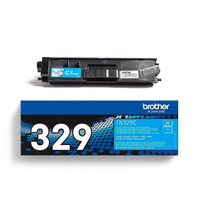 Brother TN-329C błękitny (cyan) toner oryginalny