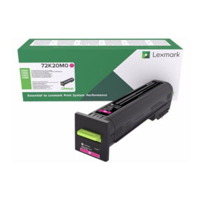 Lexmark 72K20M0 purpurowy (magenta) toner oryginalny