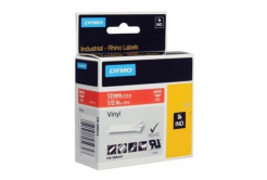 Dymo 1805416, 12mm x 5,5m, biały druk / czerwony podkład, taśma oryginalna