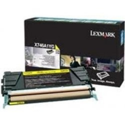 Lexmark X746A1YG żółty (yellow) toner oryginalny