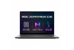 ASUS ROG Zephyrus G16/GU606AX-TB070Z/U9-386H/16"/2560x1600/64GB/1TB/RTX 5090/bez systemu operacyjnego/Gray/2R