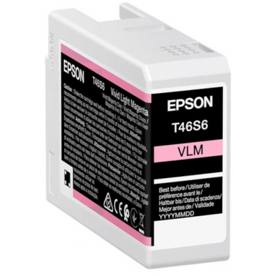 Epson tusz oryginalna C13T46S600, vivid light magenta, Epson SureColor P706,SC-P700