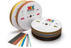 Partex HS-20024BN6 niebieska rurka termokurczliwa, 150 m (2,4 mm)