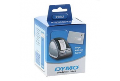 Dymo 99012, S0722400, 89mm x 36mm, białe etykiety papierowe oryginalne