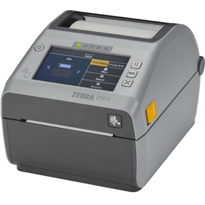 Zebra ZD621d ZD6A143-D0EF00EZ DT, 12 dots/mm (300 dpi), drukarka etykiet, RTC, USB, USB Host, RS232, BT (BLE), Ethernet, grey (następca GC420t)