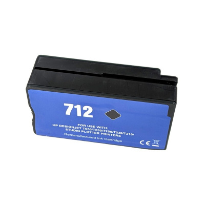 tusz zamiennik pro HP 712 3ED71A czarny (black)