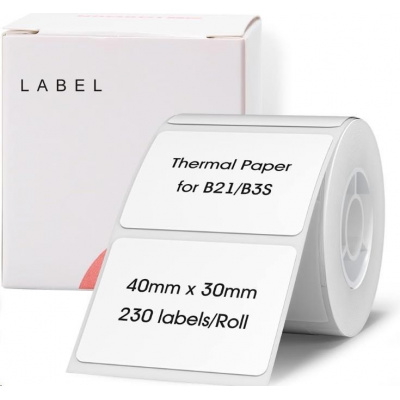 Niimbot A2A88658401, 40x20mm, 320szt., białe etykiety samoprzylepne