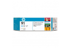 HP 91 C9470A jasno błękitny (light cyan) tusz oryginalna