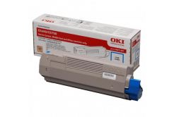 OKI 43872307 błękitny (cyan) toner oryginalny