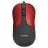 Marvo Mysz DMS002RD, 1200DPI, optyczna, 3 przyciski, przewodowa USB, czarno-czerwona, biurowa