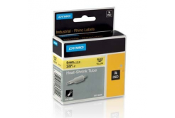 Dymo Rhino 18054, S0718290, 9mm x 1,5m czarny druk / żółty podkład, taśma oryginalna