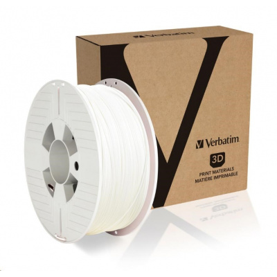 Verbatim 55315 3D filament, PLA, 1,75mm, 1000g, 335m, Biały (White)