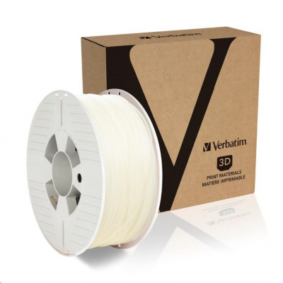 Verbatim 55317 3D filament, PLA, 1,75mm, 1000g, 335m, Przezroczysty naturalny (Transparent natural)