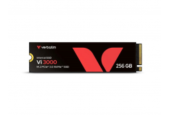 VERBATIM SSD Vi3000 Internal PCIe NVMe M.2 SSD 256GB , W 1300/ R 3300 MB/s