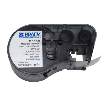 Brady M-47-428 / 131602, etykiety 25.40 mm x 12.70 mm