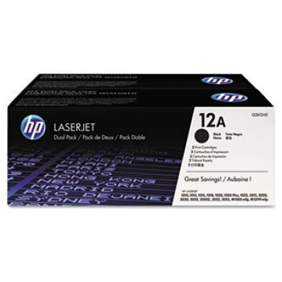 HP 12A Q2612AD dualpack czarny (black) toner oryginalny