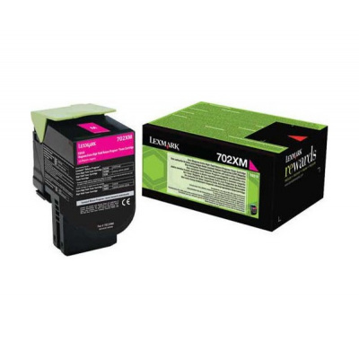Lexmark 70C2XME purpurowy (magenta) toner oryginalny