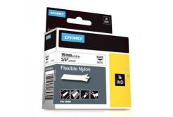 Dymo Rhino 18489, 19mm x 3.5m, czarny druk / biały podkład, taśma oryginalna