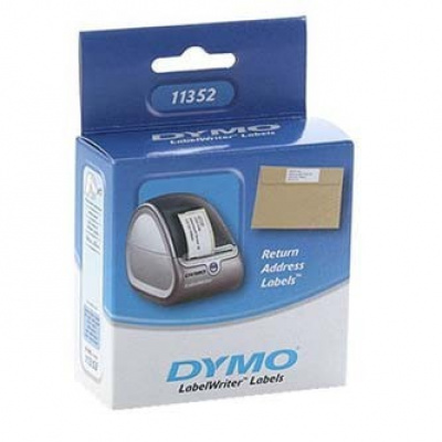 Dymo 11352, S0722520, 54mm x 25mm, białe etykiety papierowe oryginalne dla adresu zwrotnego