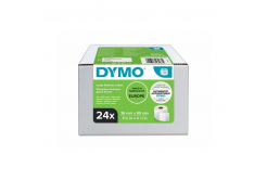 Dymo S0722390 etykiety papierowe 89mm x 36mm, białe, duży, 24 x 260 szt.