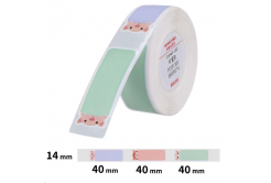 Niimbot etykiety T 1EA00842201, 14x40mm 160szt. Podglądające zwierzęta dla D11, D11-M, D110, D110-H
